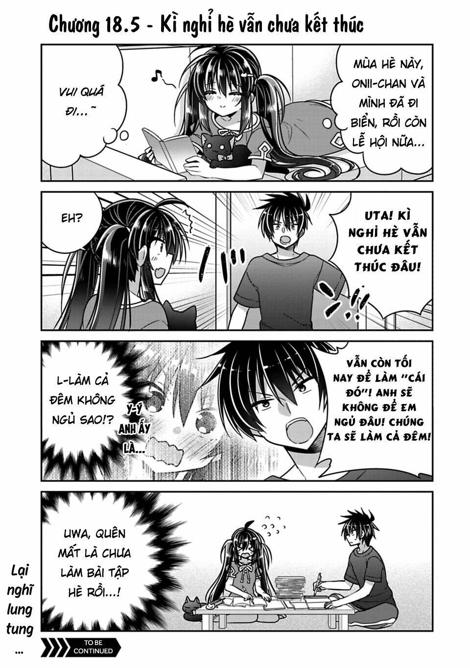 siscon ani to brocon imouto ga shoujiki ni nattara chapter 18.5 1