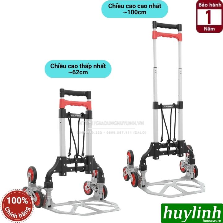 Xe Kéo Đẩy Leo Cầu Thang 6 Bánh Rút Gọn ADVINDEQ TL-35/70 - Hàng Chính Hãng
