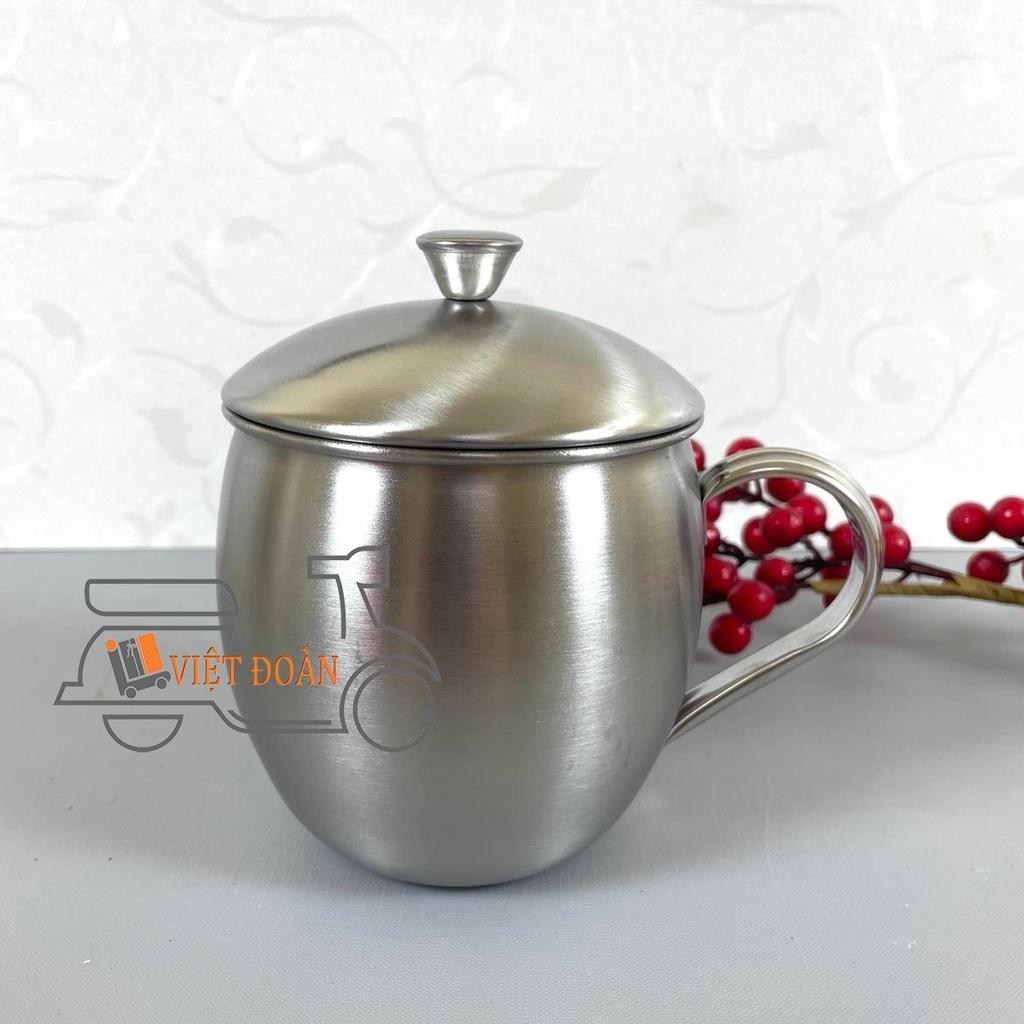 CỐC (CA) UỐNG NƯỚC, TÁCH uống trà, cà phê INOX SUS 304 700ml/ Ca thẳng INOX 304 nhiều size. Có nắp, kiểu dáng Sang Trọng