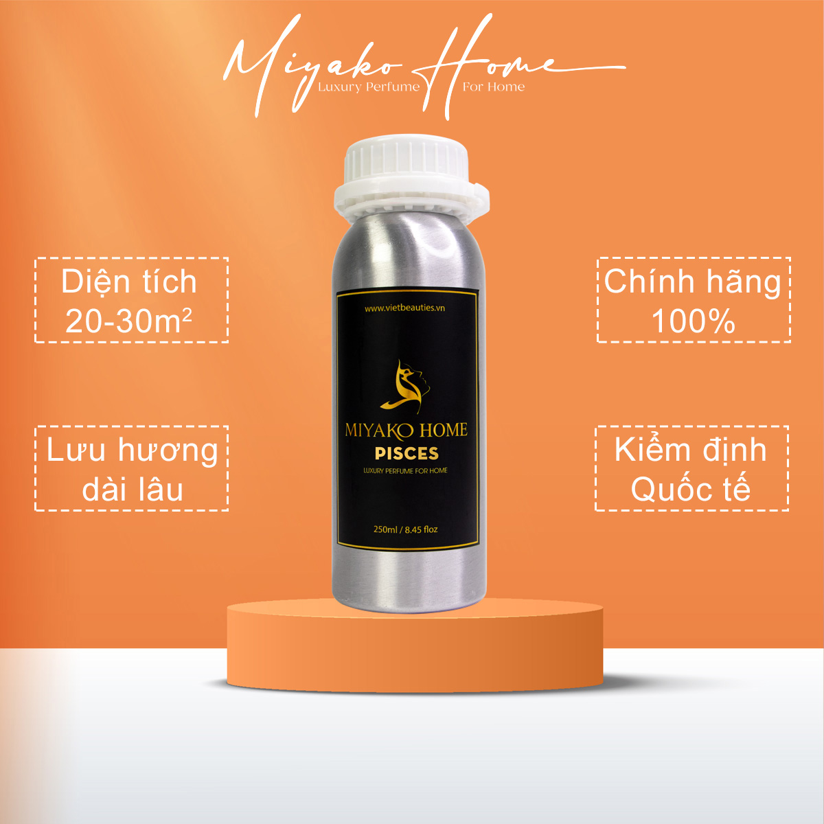 Tinh dầu khuếch tán - MIYAKO HOME PISCES 250ML (tiết kiệm hơn)