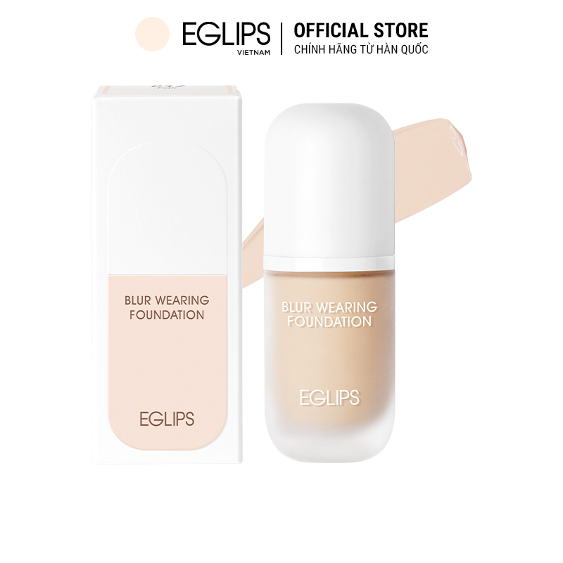 Kem nền Eglips Blur Wearing Foundation (SPF30/ PA++) 30ml (Semi-Matte) Cung cấp độ ẩm Tạo hiệu ứng chống nắng