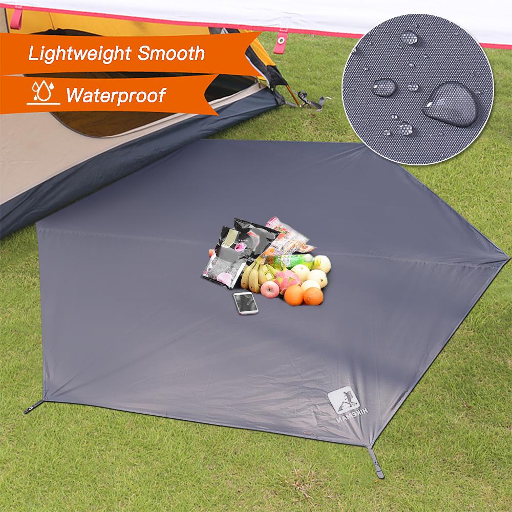 Waterproof Camping Tarp Thicken Picnic Mat Durable Beach Pad Octagonal Tent Mat Tent Footprint Sun Canopy Ground Sheet