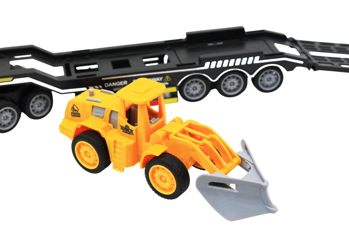 Đồ Chơi Mô Hình Xe Tải Vận Chuyển Xe Công Trình Điều Khiển Từ Xa - Vecto VT200-11