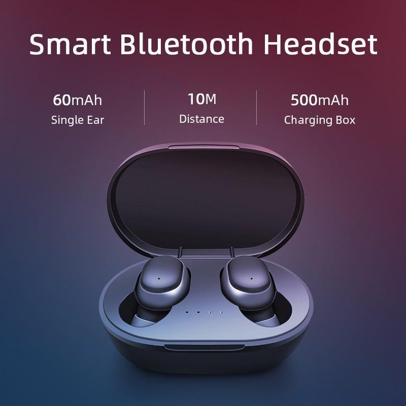 A6S Tws 5.0 Airdots Tai Nghe Không Dây Bluetooth Cho Xiaomi Redmi IOS Với Chống Ồn 'Vùng