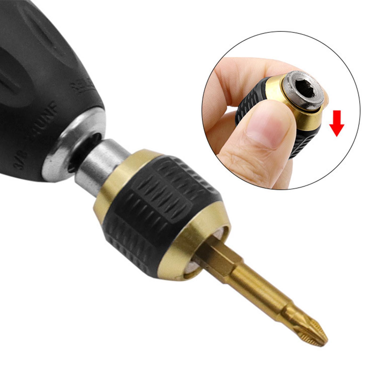 Drill Chuck Extension Adapter 1/4 inch Accessories Comfortable Grip Bar