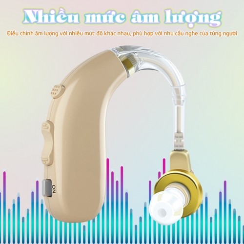 Máy trợ thính không dây pin sạc Axon A-130 - Tặng kèm hộp đựng