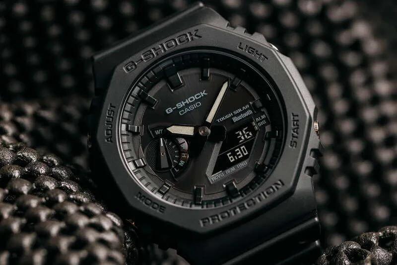 Đồng Hồ Nam Dây Nhựa Casio G-Shock GA-B2100-1A1DR Chính Hãng - Pin Năng Lượng Mặt Trời - GA-B2100-1A1 Bluetooth