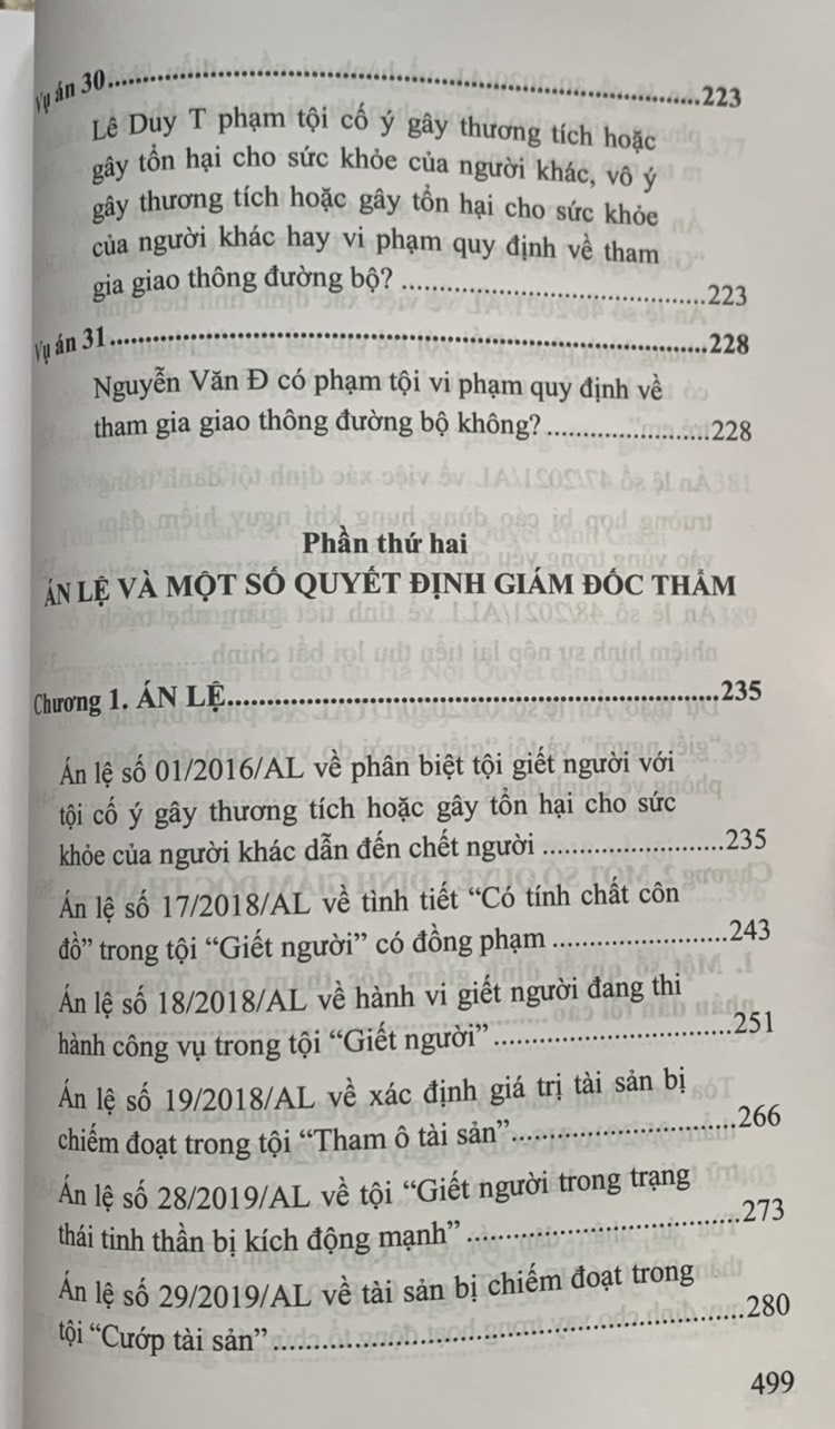 Bình luận án hình sự phức tạp, có nhiều quan điểm khác nhau trong quá trình tiến hành tố tụng và một số án lệ, quyết định giám đốc thẩm (tái bản lần thứ nhất, có sửa đổi, bổ sung)