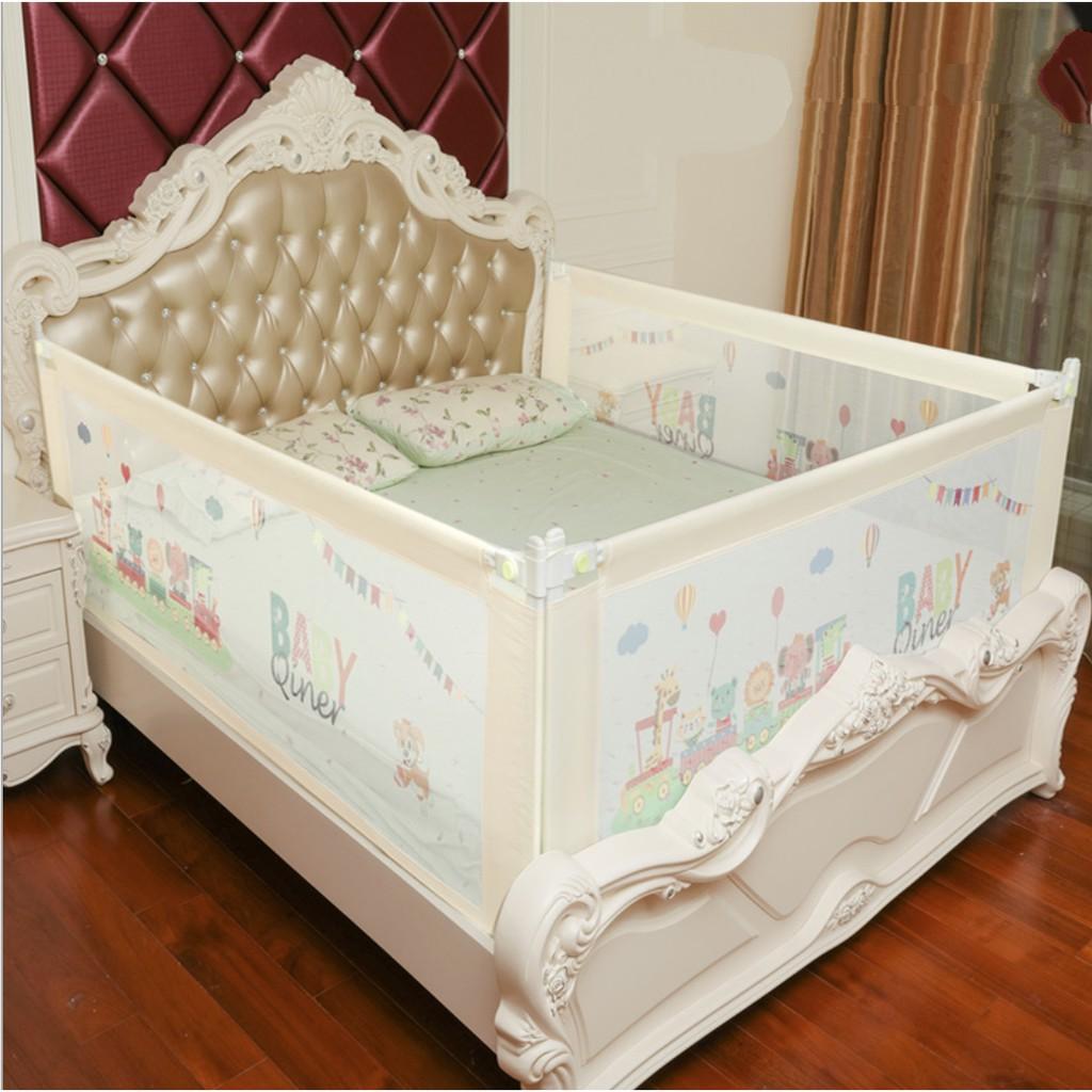 Thanh chắn giường ngủ bảo vệ Bé Yêu - bộ 3 thanh