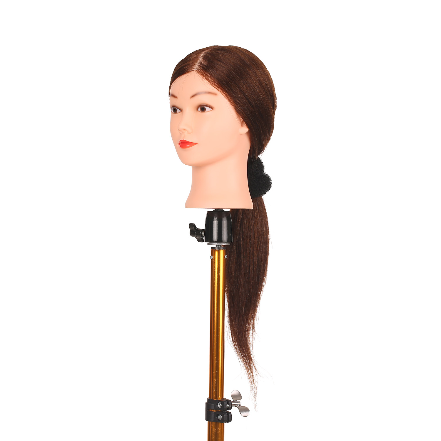 Mua 75% Human Hair Training Head Mannequin Head for Braiding Hair Styling Hair Cuting Perming Practice 24'' Manikin Head for Mua 75% Human Hair Training Head Mannequin Head for Braiding Hair Styling Hair Cuting Perming Practice 24'' Manikin Head for
