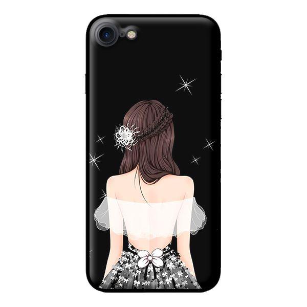 Ốp in cho iPhone 8 Cô Gái Áo Trắng - Hàng chính hãng