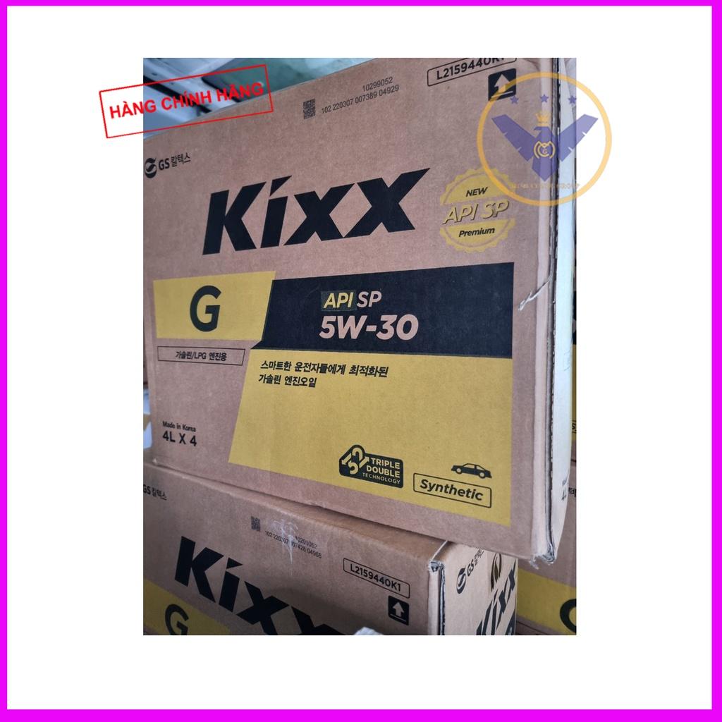 Dầu nhớt ô tô tổng hợp Kixx G API SP 5W30 Hàn Quốc can 4L