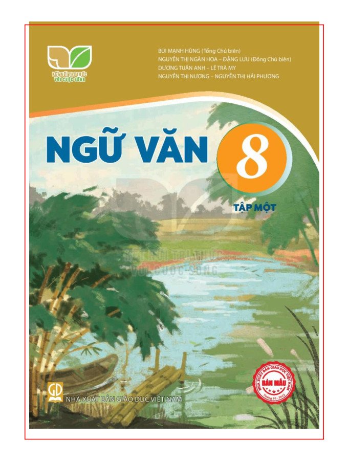 Combo 4 cuốn Ngữ văn lớp 8 tập 1+2