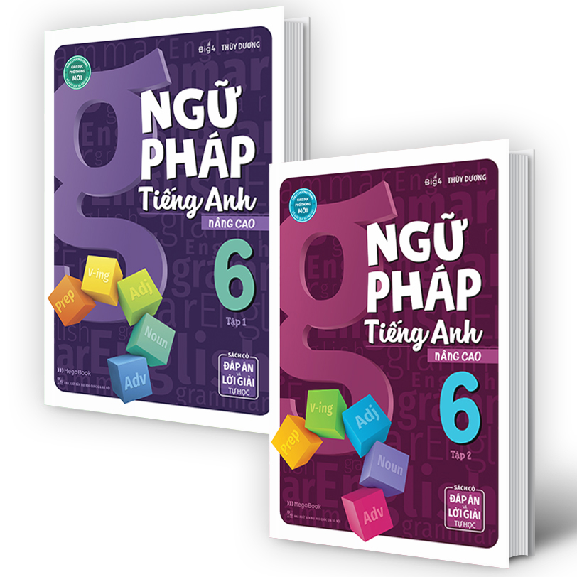 Combo Ngữ Pháp Tiếng Anh Nâng Cao Lớp 6 (2 Tập)