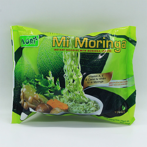Combo 10 Gói Mì Chùm Ngây Gìau Dinh Dưỡng 70Gr - Mori