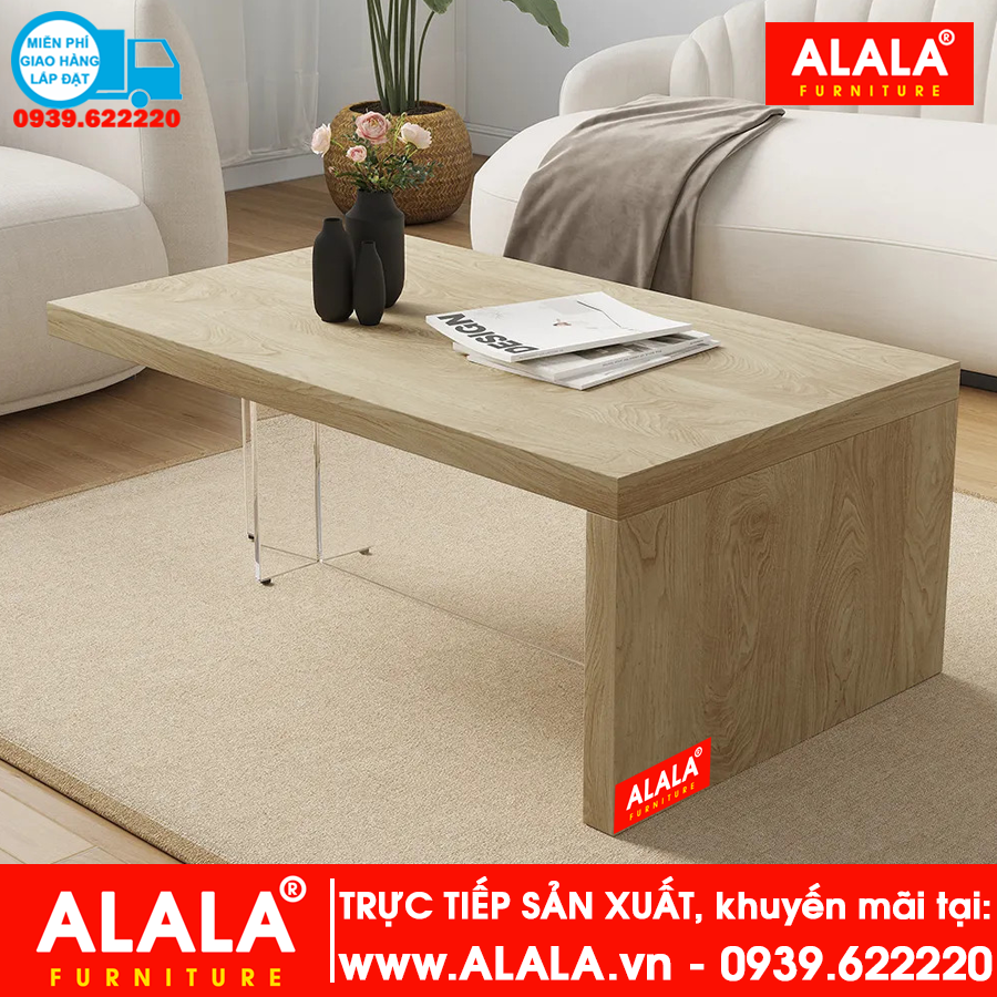 Bàn trà ALALA903 gỗ HMR chống nước - www.ALALA.vn - Za.lo: 0939.622220