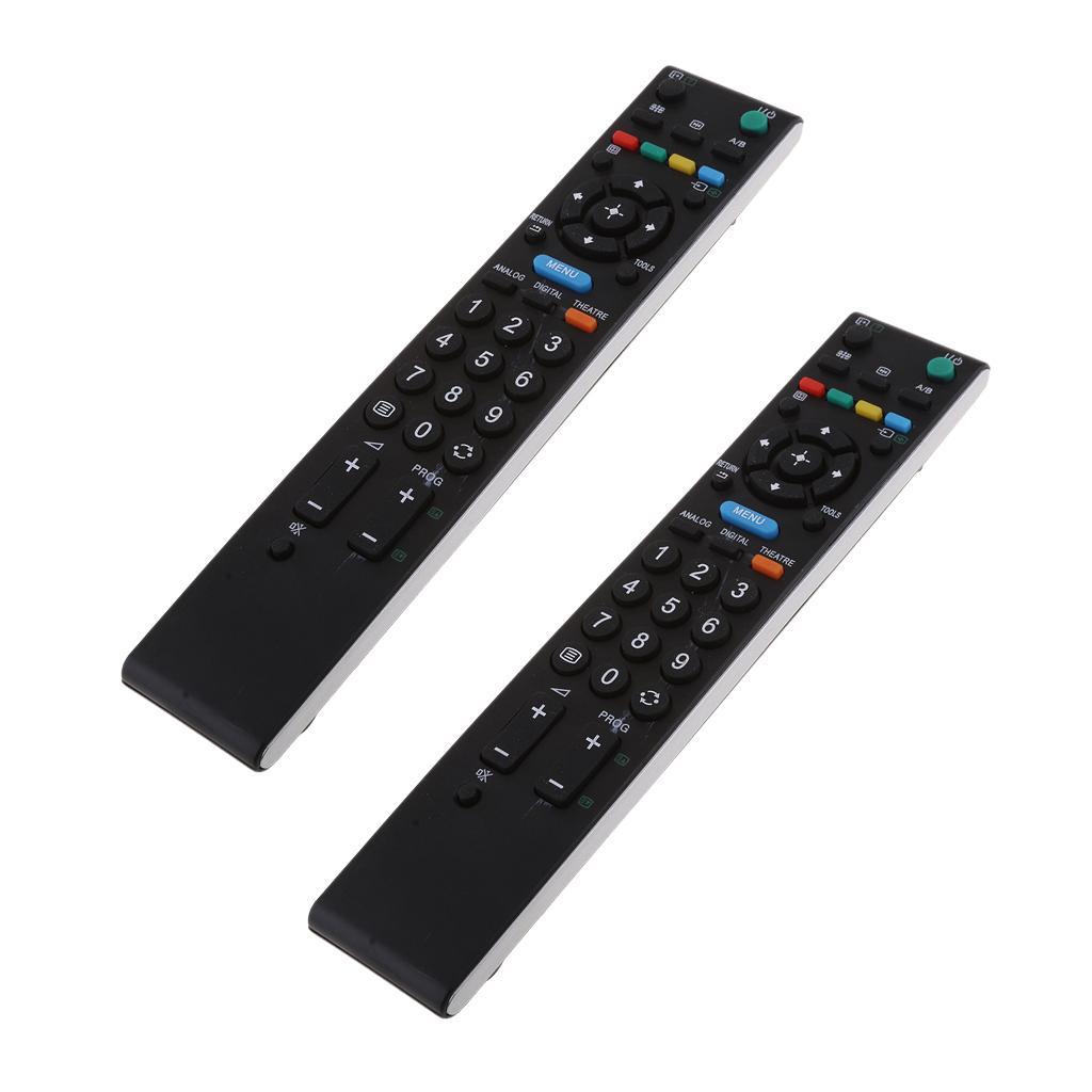 2 Pieces Premium TV Remote Control IR fit Sony Smart TV Home Television RM-ED009