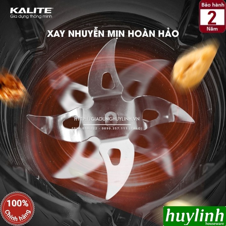 Máy làm sữa hạt đa năng Kalite KL-990P [nâng cấp của KL-950] - 1.75 lít - 2700W - Hàng chính hãng