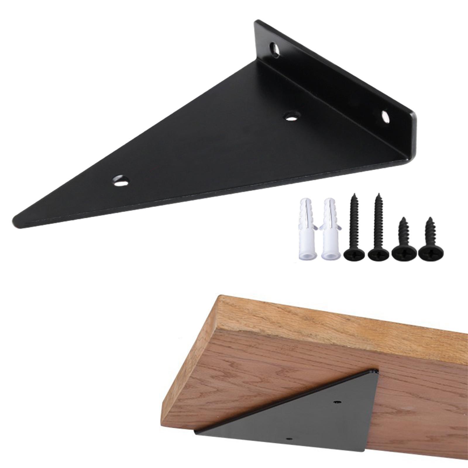 Triangle Shelf Bracket Corner  Easy to Install Metal for Store Garage