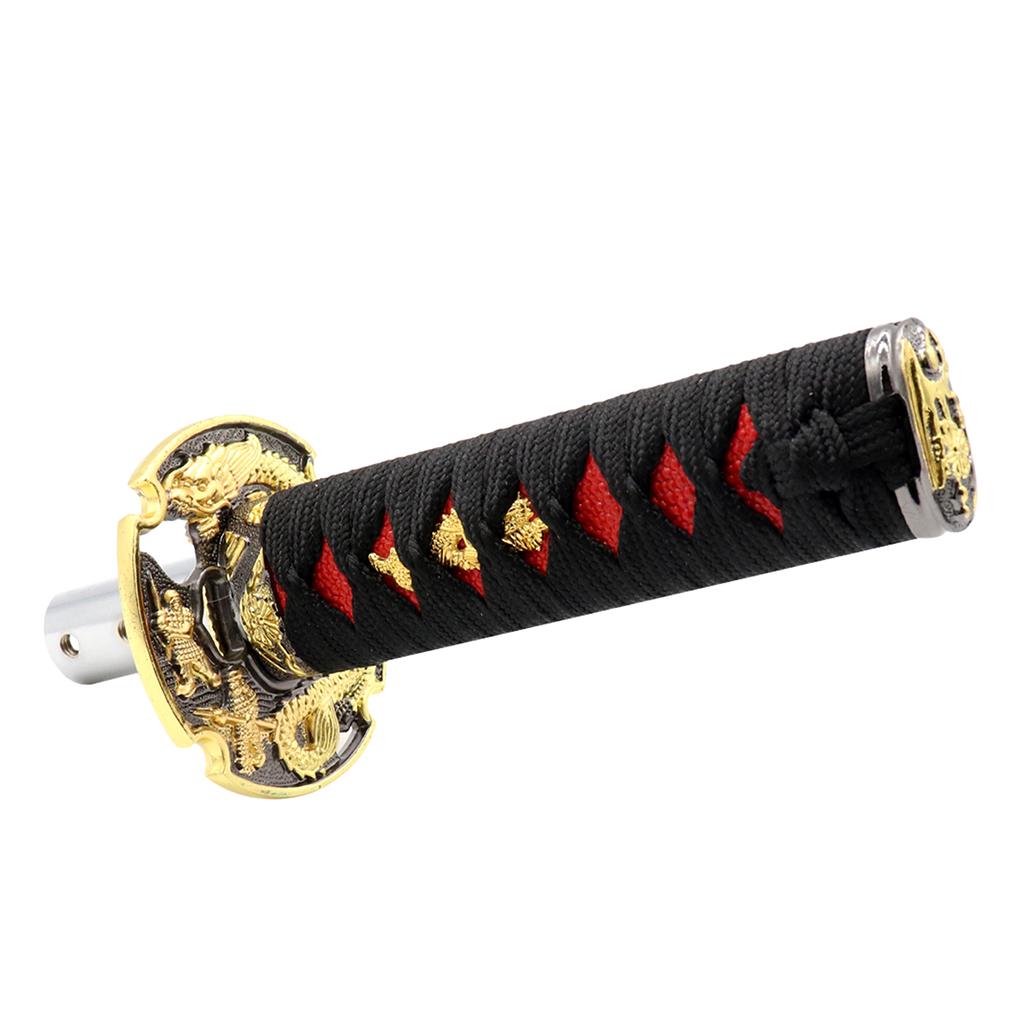 Samurai Sword Katana Shape Gear Shift Knob Shifter Lever for Car 15cm Black