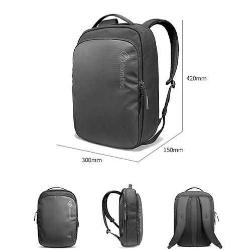 BALO TOMTOC (USA) PREMIUM LIGHTWEIGHT BUSINESS CHO MACB PRO 13″/14″/15″/16″ BLACK chống va đập - HÀNG CHÍNH HÃNG