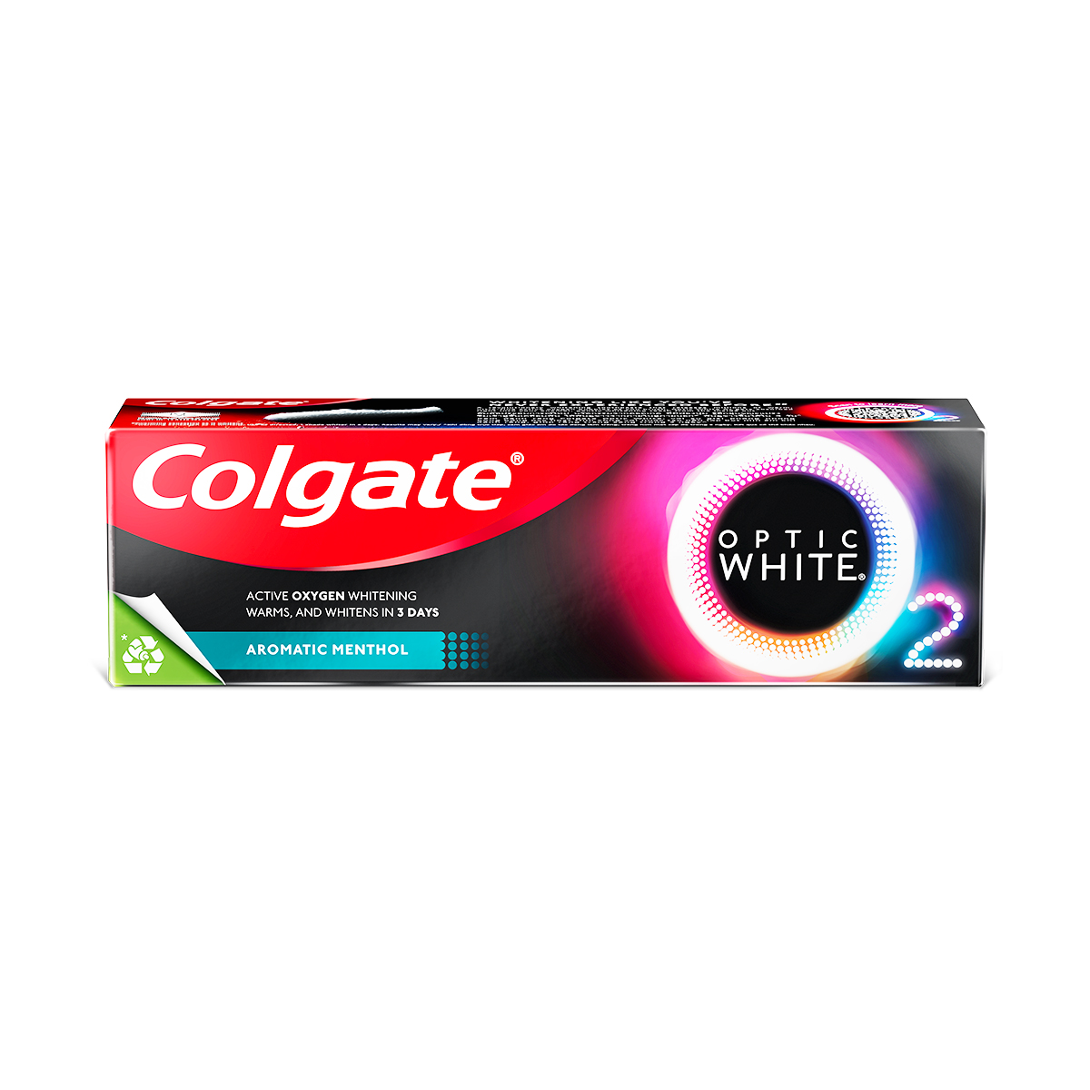 Kem Đánh Răng Colgate Optic White O2 làm trắng răng đột phá với Oxy Hoạt Tính 85g/ tuýp