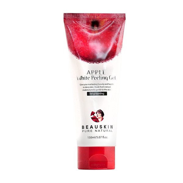 Tẩy tế bào chết da mặt sạch nhờn mụn ngăn lão hóa tránh bắt nắng dạng Gel Beauskin Apple White Peeling Gel, Hàn Quốc 150 ml