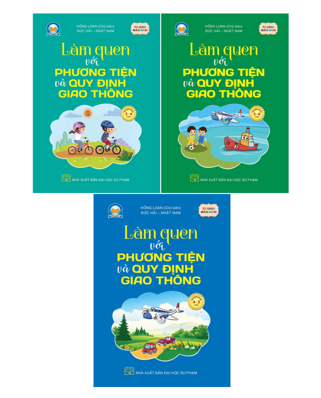 Sách - Combo 3 cuốn Làm quen với Phương tiện và Quy định Giao thông