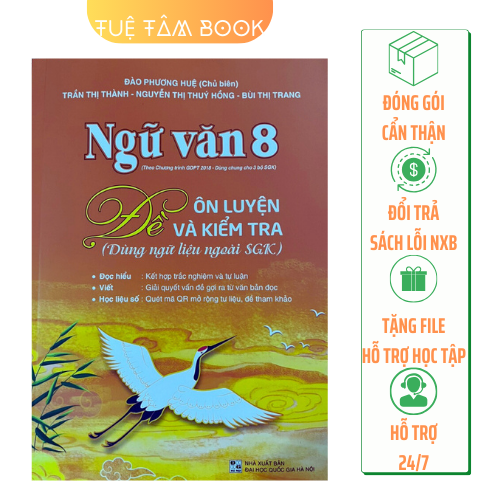 Sách - Ngữ Văn 8 Đề ôn luyện và kiểm tra dùng ngữ liệu ngoài