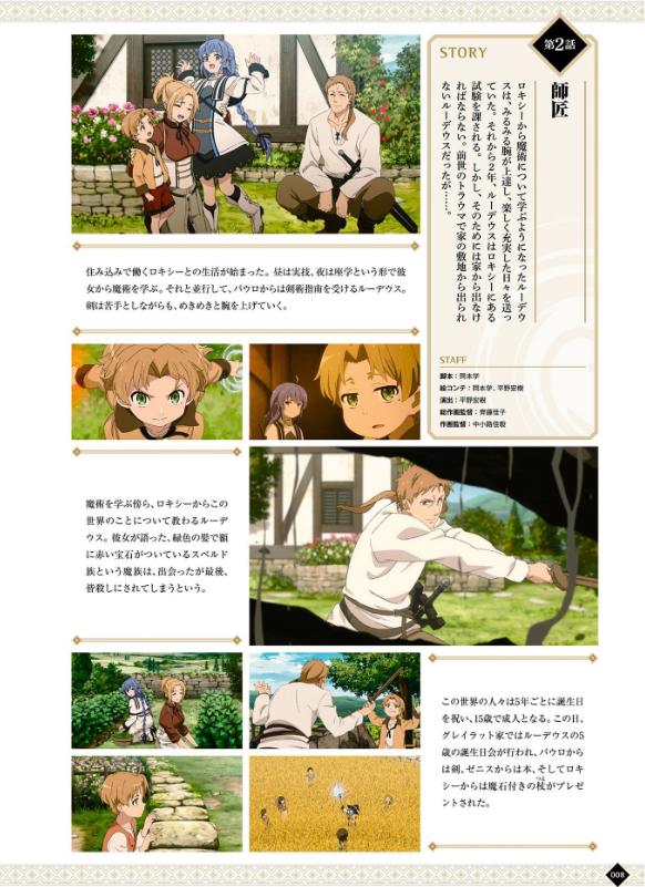 Anime Mushoku Tensei Complete Art Works Illustration Book (Japanese Edition)