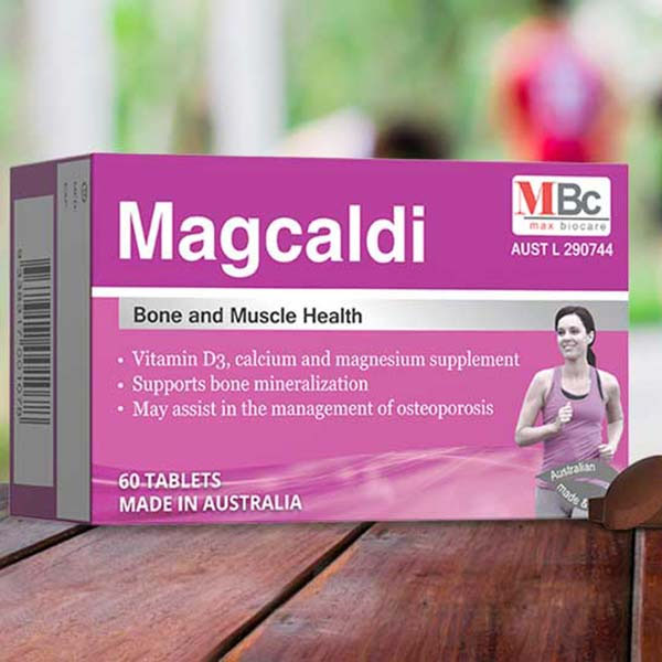 Thực phẩm Bảo Vệ Sức Khỏe  Magcaldi Bổ sung  canxi hữu cơ, magie và vitamin D3 dành cho phụ nữ , trẻ em & người lớn