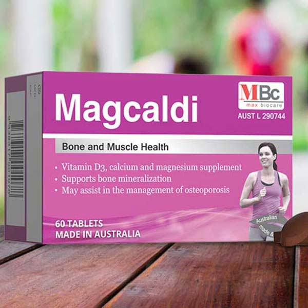 2 Hộp Thực phẩm bảo vệ sức khỏe Magcaldi Bổ sung canxi, magie và vitamin D3 dành cho phụ nữ mang thai, trẻ em và người lớn