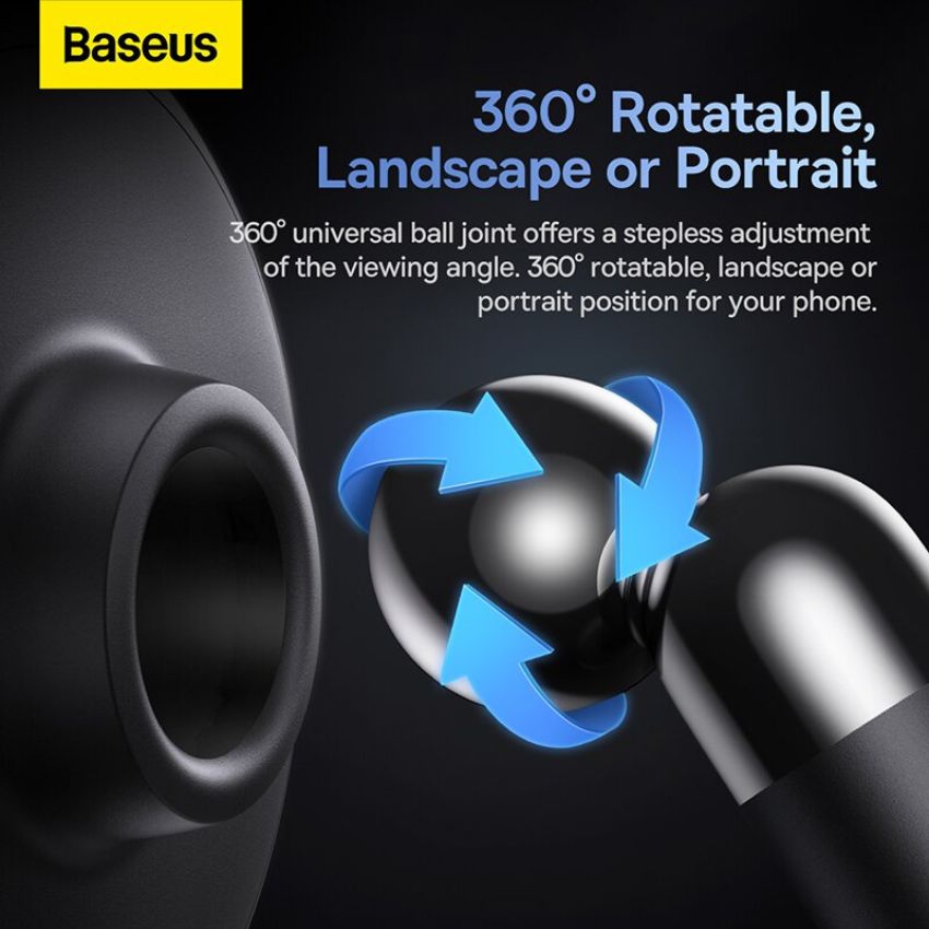 Giá Đỡ Điện Thoại Từ Tính dùng trên ô tô xoay 360 độ Baseus C01 Magnetic Phone Holder- Hàng chính hãng