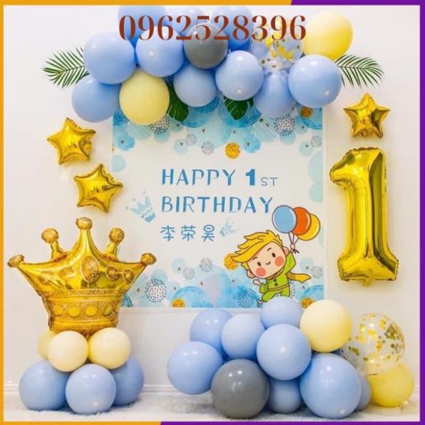 Sét Bóng Kèm Banner Trang Trí Sinh Nhật