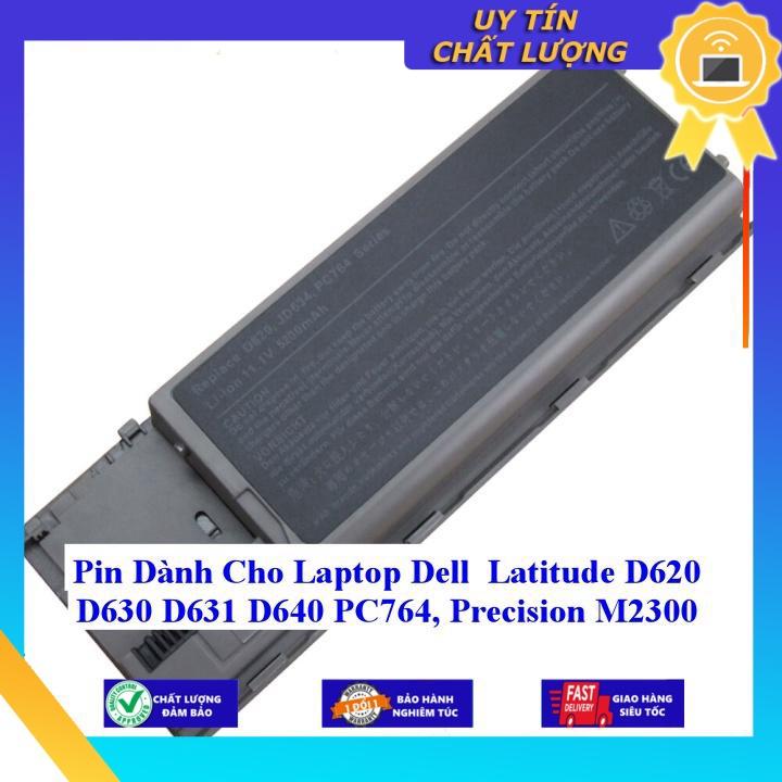 Pin dùng cho Laptop Dell Latitude D620 D630 D631 D640 PC764 Precision M2300 - Hàng Nhập Khẩu  MIBAT37