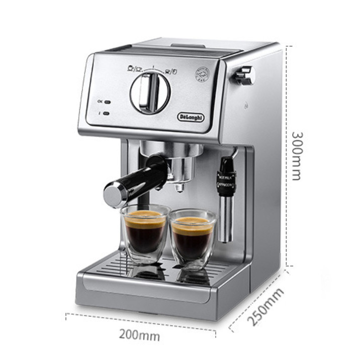 Máy pha cà phê ITALIA, Espresso thương hiệu cao cấp Delonghi - ECP36.31 - Dung tích: 1.1L - Công suất: 1100W - Hàng Nhập Khẩu