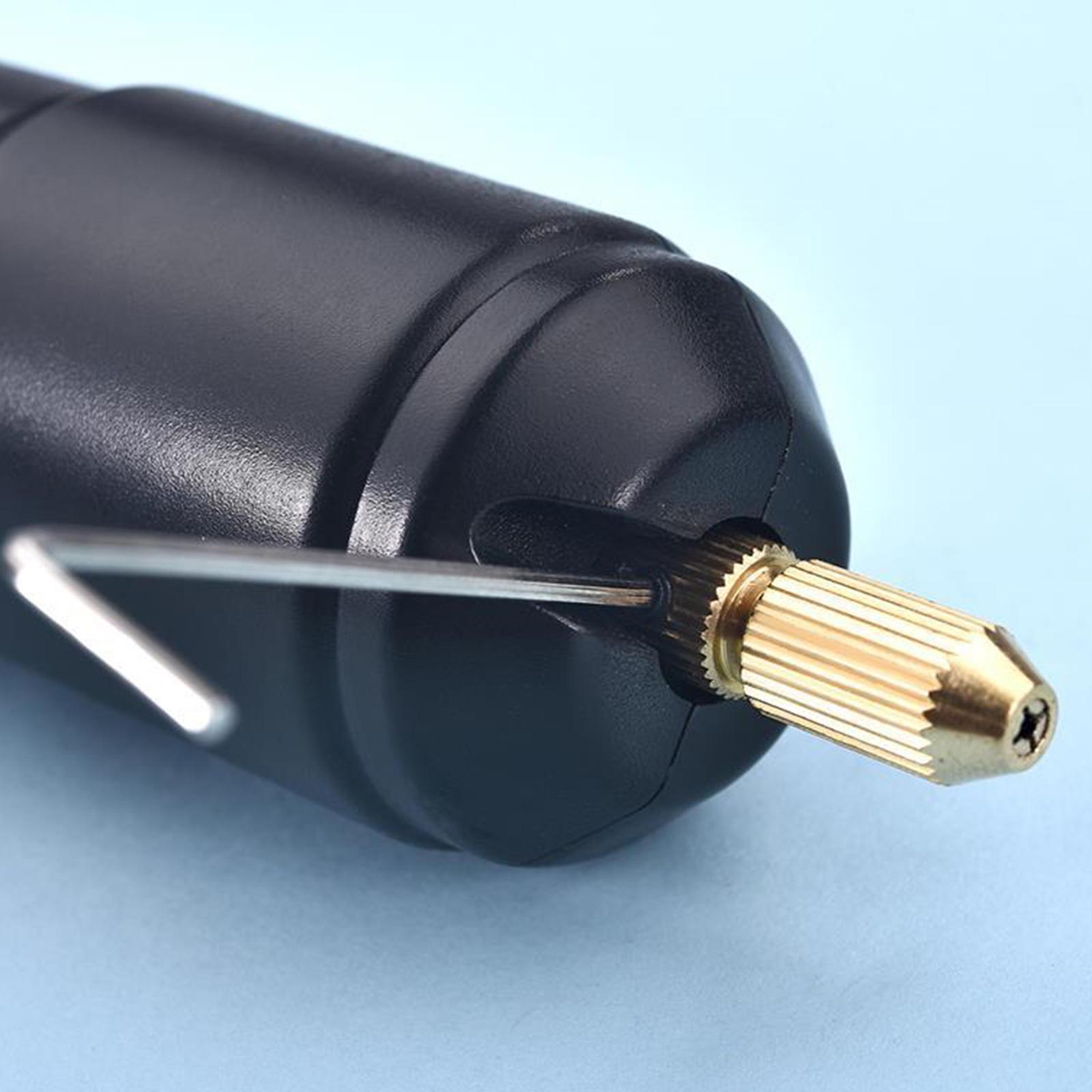 USB 5V Rotary Tool Kit Electric Handheld Dill & 3pcs Drill Bits for DIY Creations Craft Projects Drilling Engraving Polishing