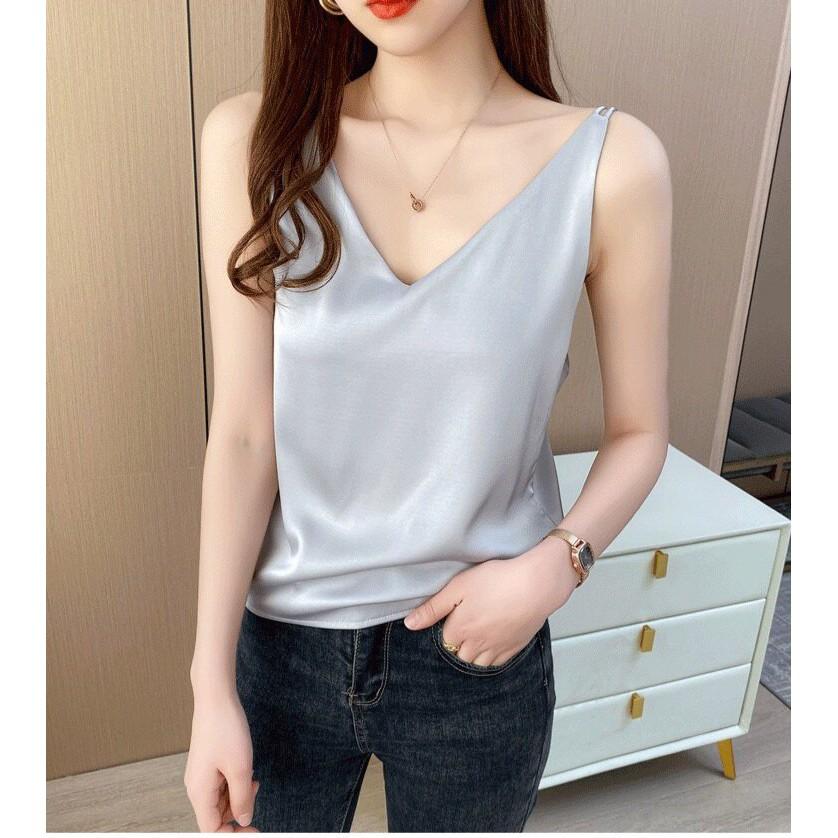 ÁO 2 DÂY CỔ V SIÊU XINH