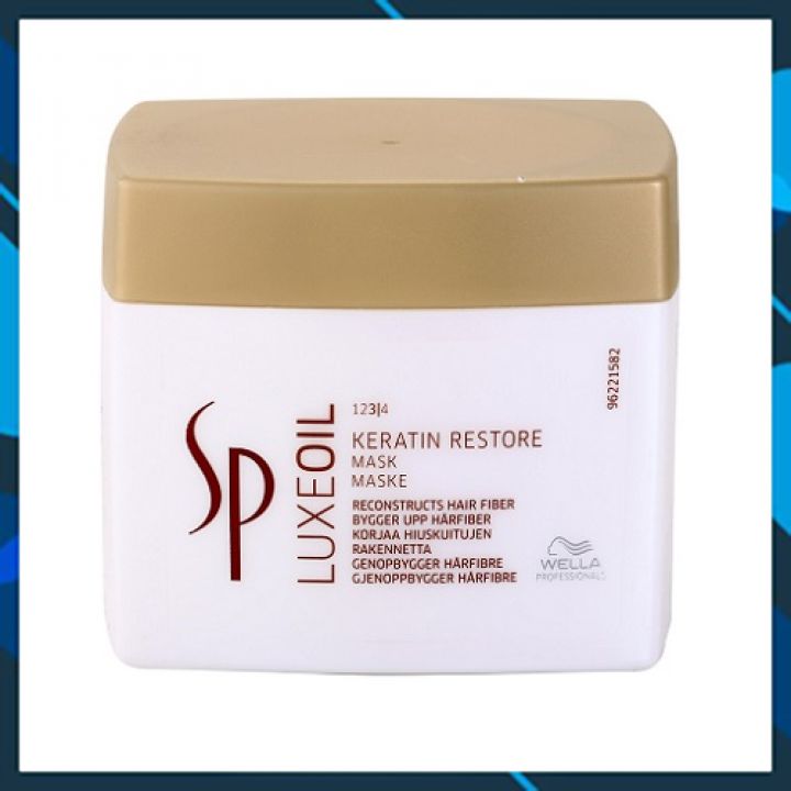 Mặt nạ ủ tóc SP Luxeoil Keratin Restore Mask phục hồi Wella Đức 400ml