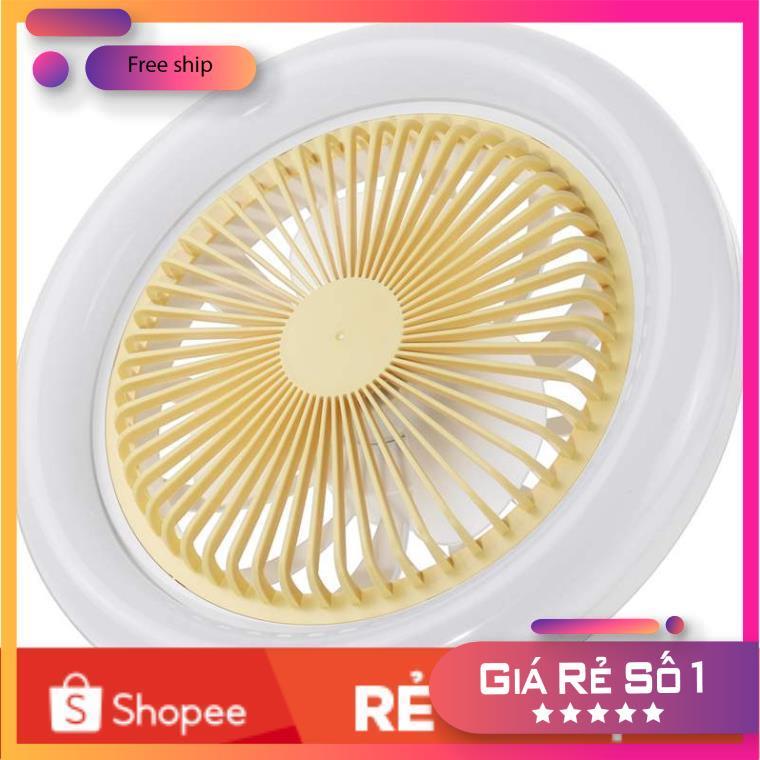 Quạt Trần Đèn LED Nhỏ 9,8 inch gắn đuôi E27 điều chỉnh im lặng 30W cho phòng khách phòng ngủ trẻ em