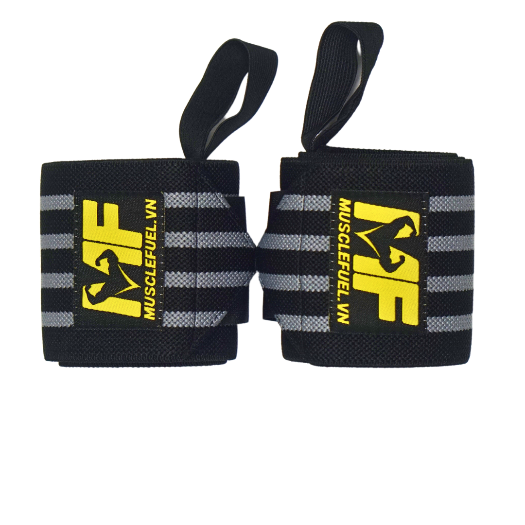 Dây quấn cổ tay MF, Dây bảo vệ cổ tay thể thao, tập gym 8cm x 63cm.