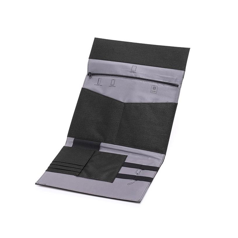 Túi phụ kiện du lịch 10.1 inch AGVA - Kích thước Ngang 29.5 x Rộng 1.5 x Cao 23 cm - Mã SLV330BLA - Bảo hành chính hãng 2 năm