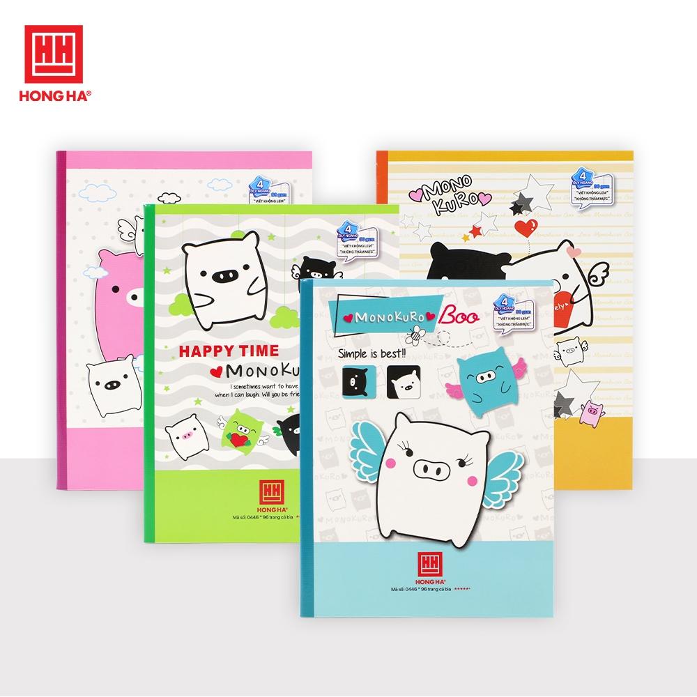 HH - Tập 96Tr Class Heo Boo, 4 Ly Ngang, 96 Tr, Đl 80/90-92L (5Q/Lốc)( Giao Mẫu Ngẫu Nhiên)