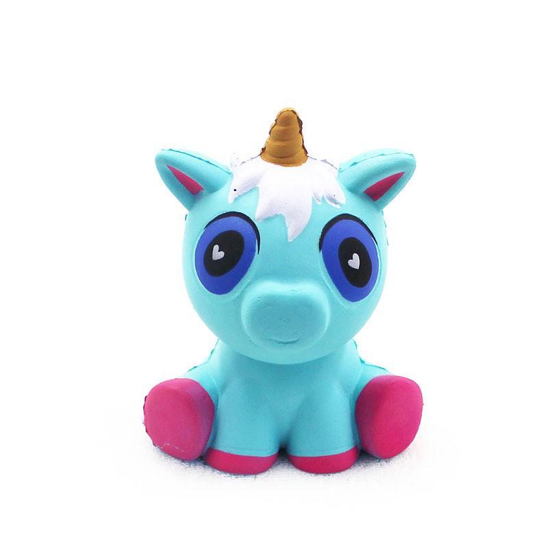 ĐỒ CHƠI SQUISHY NGỰA NGỒI BỆT 1 SỪNG mã TDT14 Lsp13