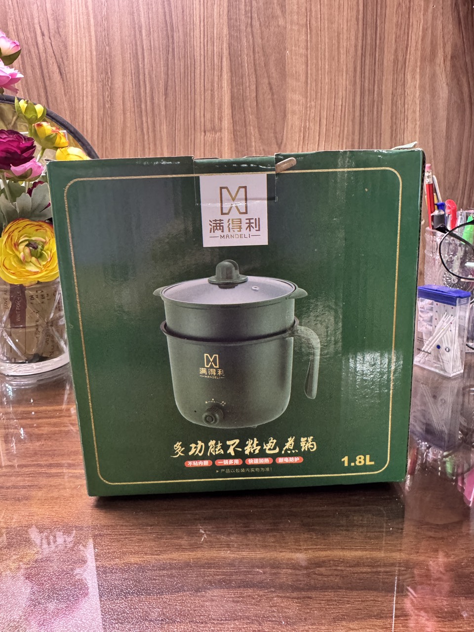 Nồi nấu mini đa năng Loại 1,8L GS0095 MÀU NGẪU NHIÊN