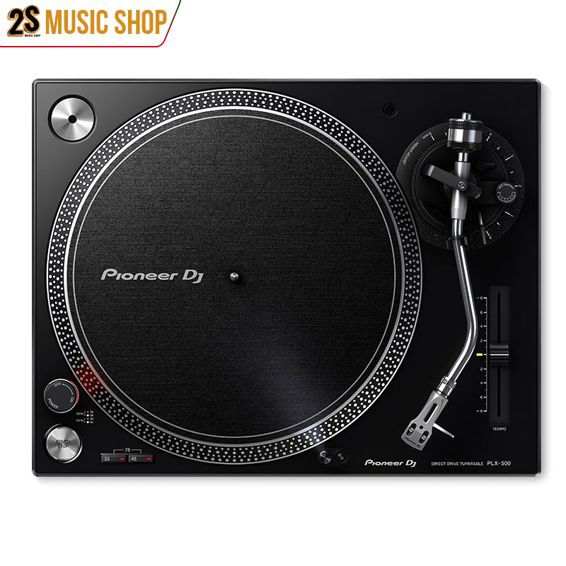 Đầu Turntable PLX 500 Black Pioneer DJ - Hàng Chính Hãng