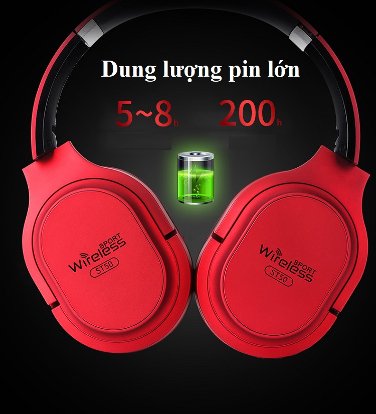 Tai Nghe Headphone Bluetooth 5.0 WR1384 - Hàng Nhập Khẩu