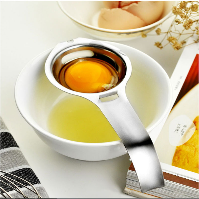 Dụng cụ lọc tách lòng đỏ,trắng trứng bằng inox 304
