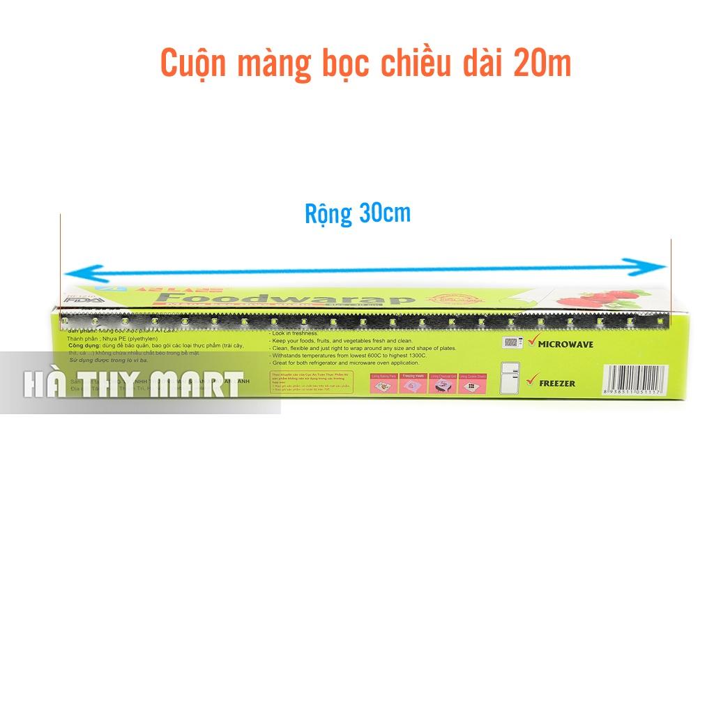 5 cuộn màng bọc thực phẩm, bọc thức ăn PE An Lành 20m x 30cm