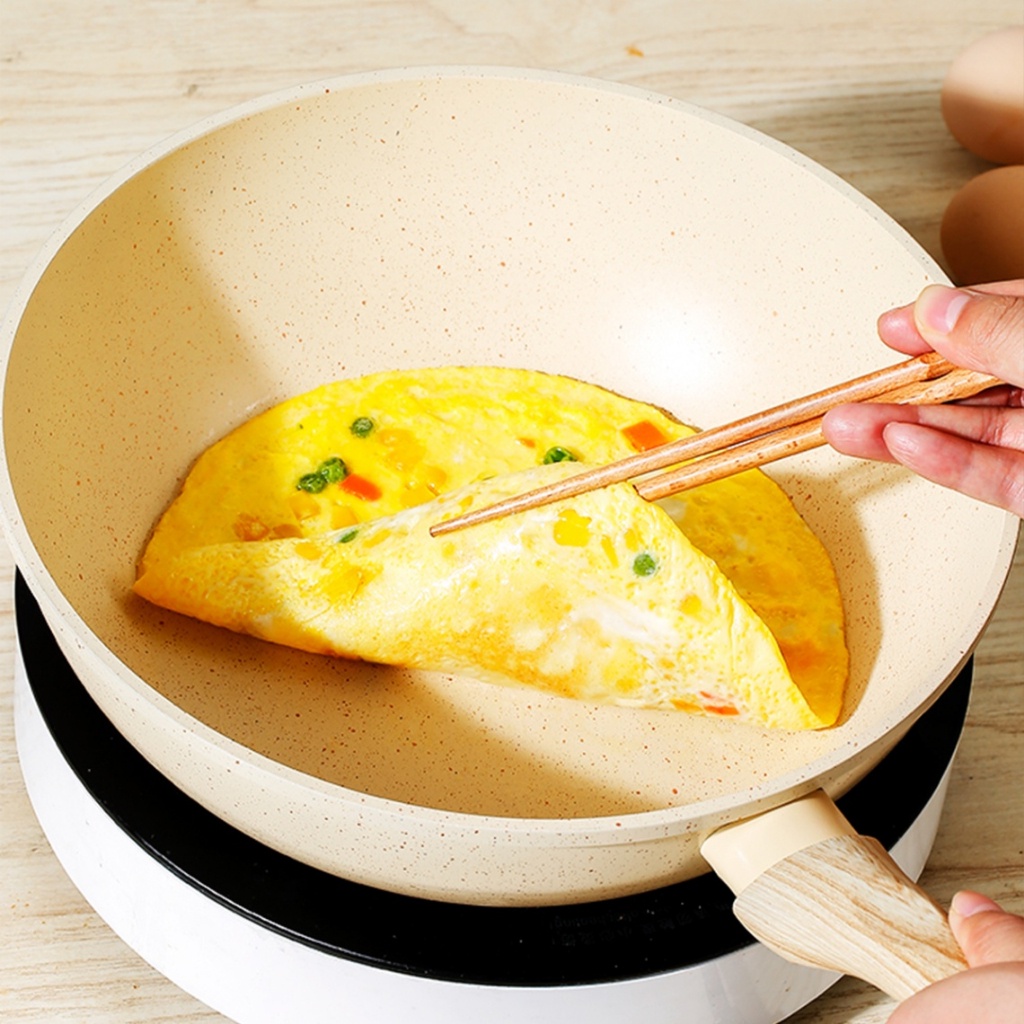 Chảo Chống Dính sâu lòng Bếp Từ Vân Đá Kiểu Nhật